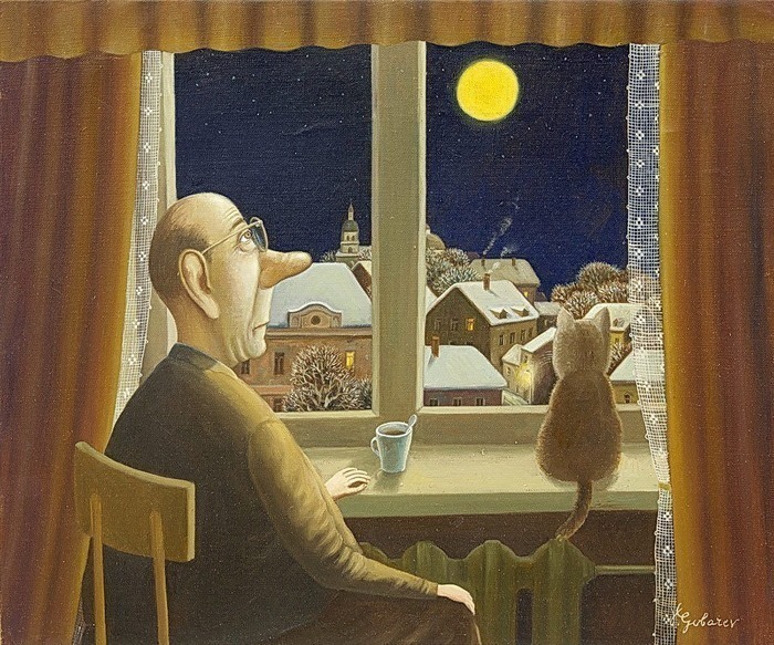 Картина Валентина Губарева. Мастерская художника долгое время находилась в Осмоловке